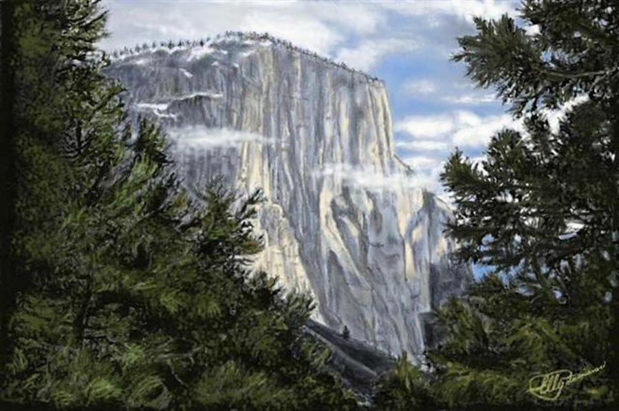 El Capitan Digital Art by Elly Potamianos El Capitan Digital Art by Elly Potamianos