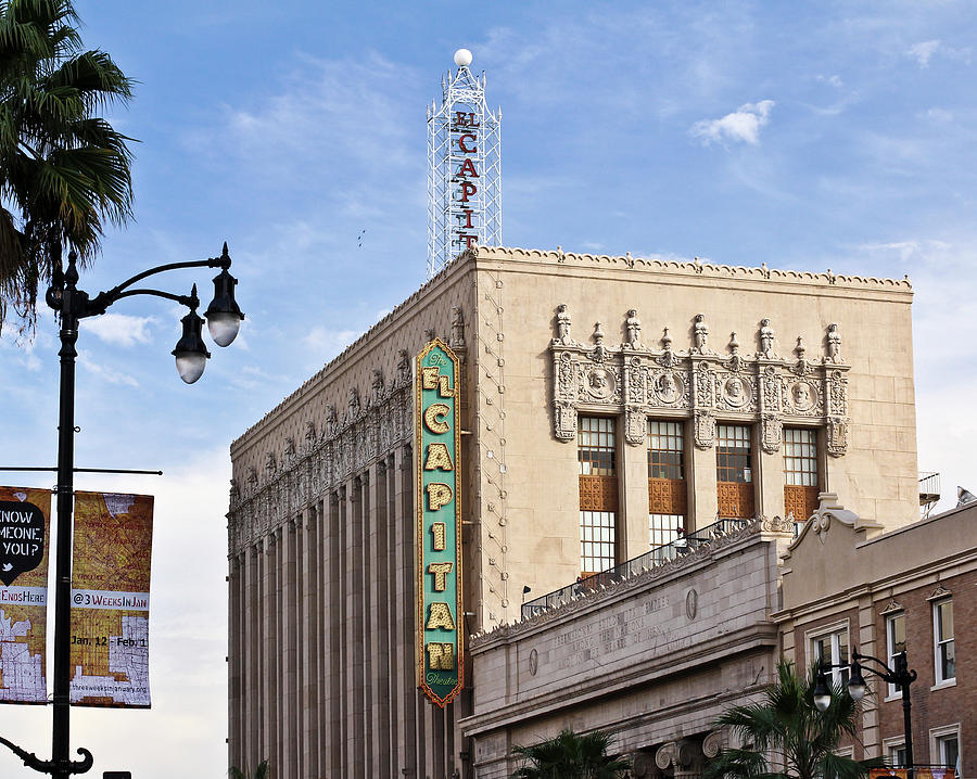 El Capitan Theater on Hollywood Blvd. Photograph by Eyes Of CC