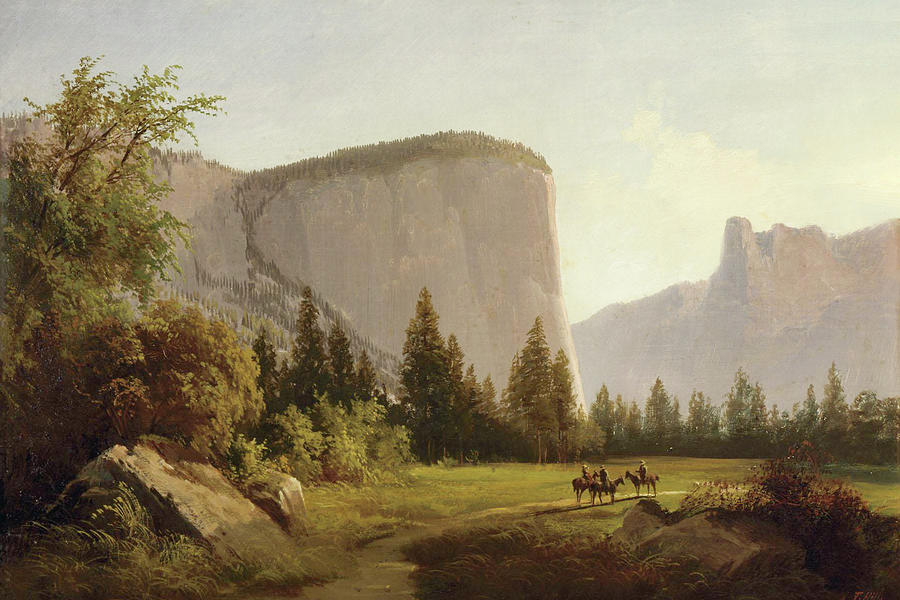 Thomas Hill Painting - El Capitan, Yosemite Valley by Thomas Hill