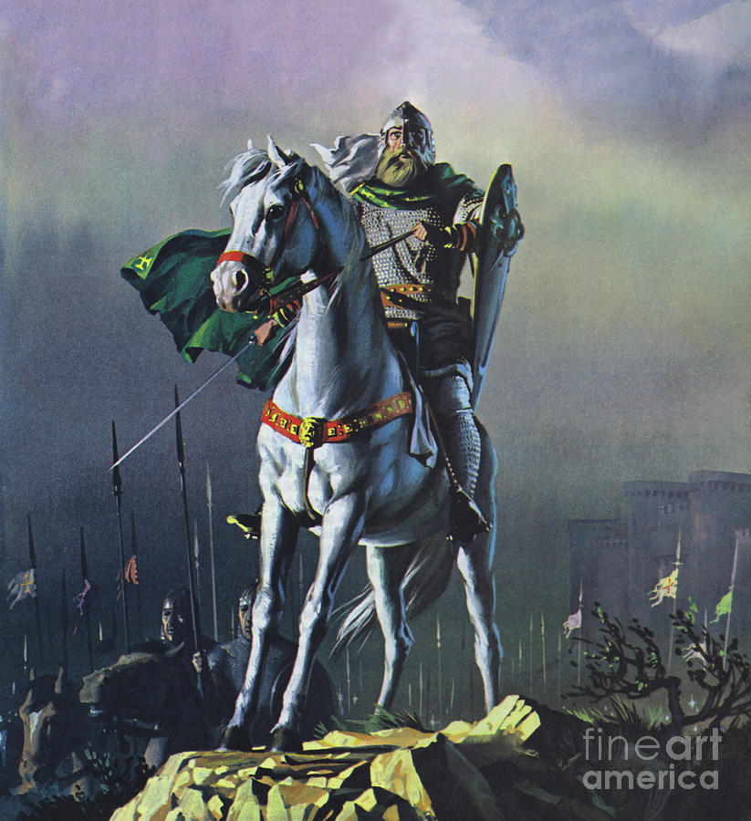 Het kantoor Nieuwsgierigheid belediging El Cid Painting by Angus McBride