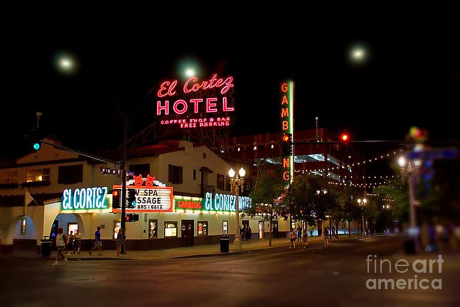 El Cortez Hotel and Casino Photograph by Rodney Lee Williams