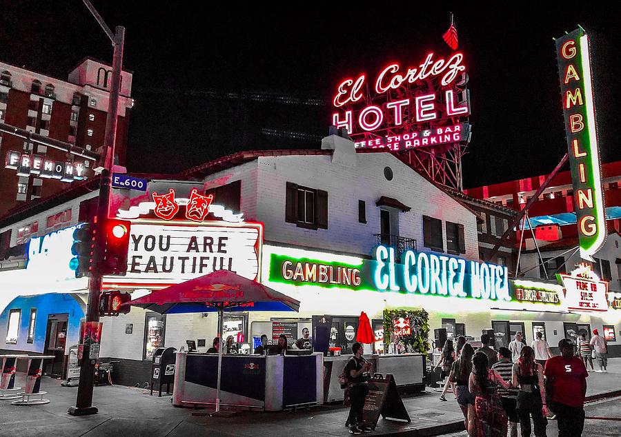 El Cortez Las Vegas Photograph by Greg Viau