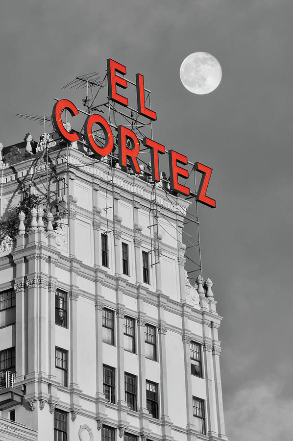 El Cortez Red Photograph by Lee Sie
