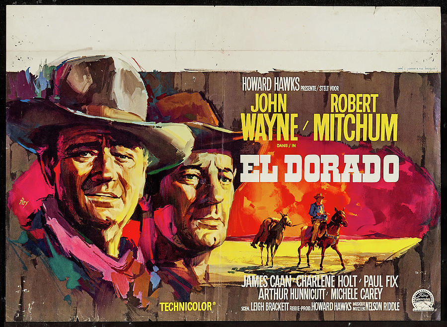 El Dorado, 1966 - art by Raymond Elseviers Mixed Media by Movie World Posters