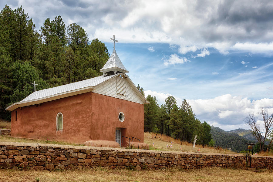 El Macho Church - New Mexico Church Photograph by Susan Rissi Tregoning