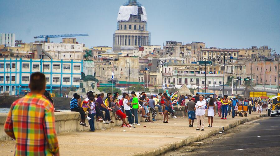 El Malecon in Havana Photograph by Eliseo Rosario - Fine Art America