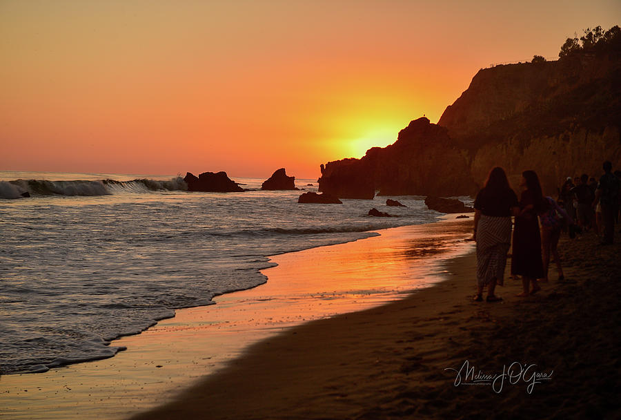 El Matador Beach Sunset Photograph by Melissa OGara