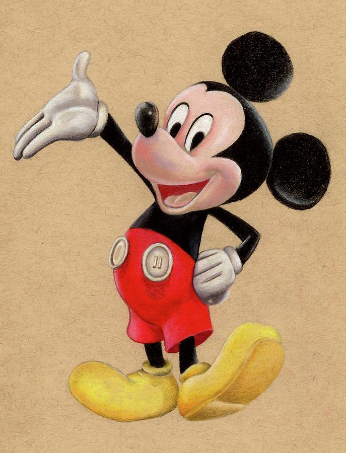 El Mickey Drawing by Luis Padilla - Fine Art America