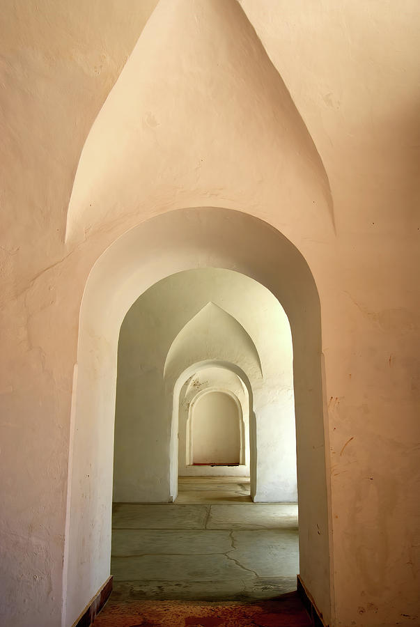 El Morrow Arched Hallway Photograph by Flinn Hackett
