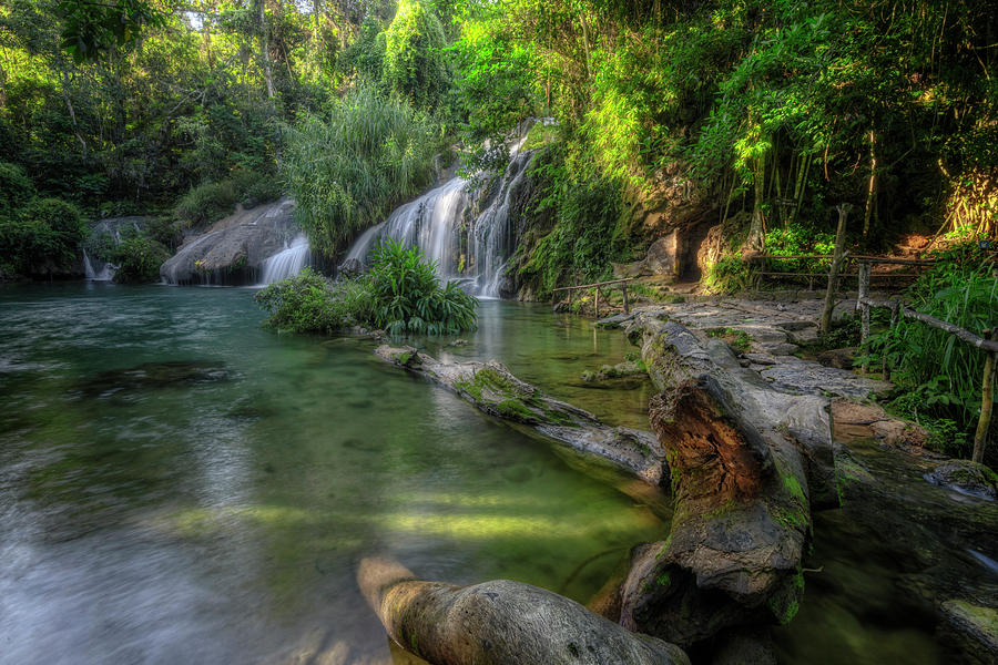 Waterfall Photograph - El Nicho - Cuba by Joana Kruse