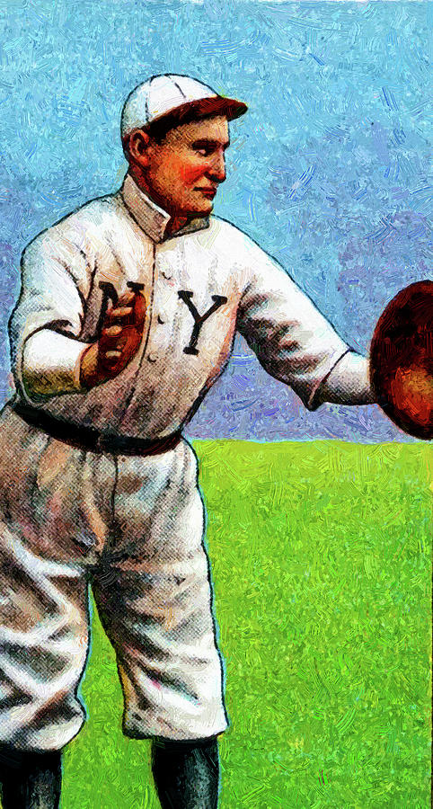 El Principe De Gales Admiral Schlei Baseball Game Cards Oil Painting Painting