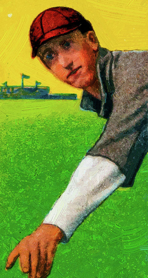 El Principe De Gales Ambrose Puttmann Baseball Game Cards Oil Painting Painting