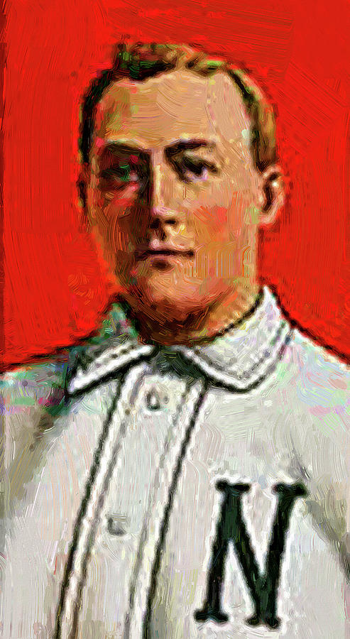 El Principe De Gales Bud Sharpe Baseball Game Cards Oil Painting Painting