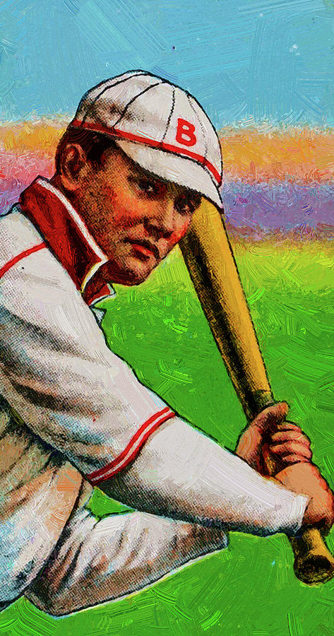 El Principe De Gales Johnny Bates Baseball Game Cards Oil Painting Painting