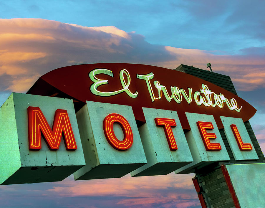 El Travatore Motel Photograph by Matthew Bamberg