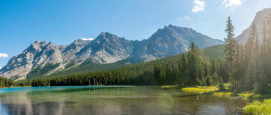 Mountain Photograph - Elbow Lake 02 by Phil And Karen Rispin