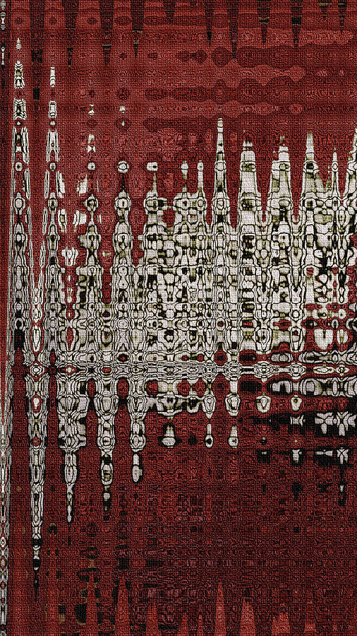 Elderberry Twig Abstract Digital Art by Tom Janca