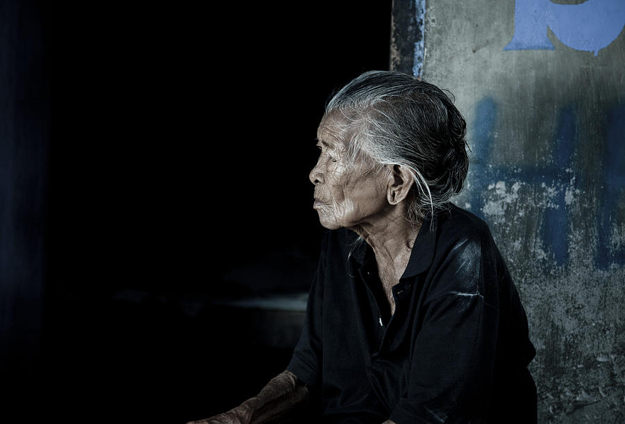 Elderly Balinese Woman Photograph by Kerriekerr