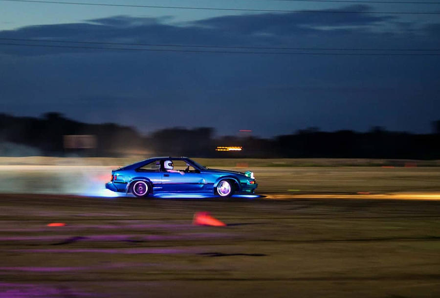 Electric Blue Speed Demon Photograph by Michelle Serdyukov - Fine Art ...