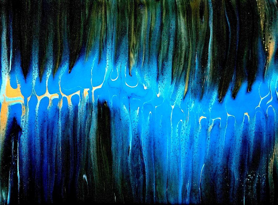 Electric Blue  Painting by Sue Goldberg