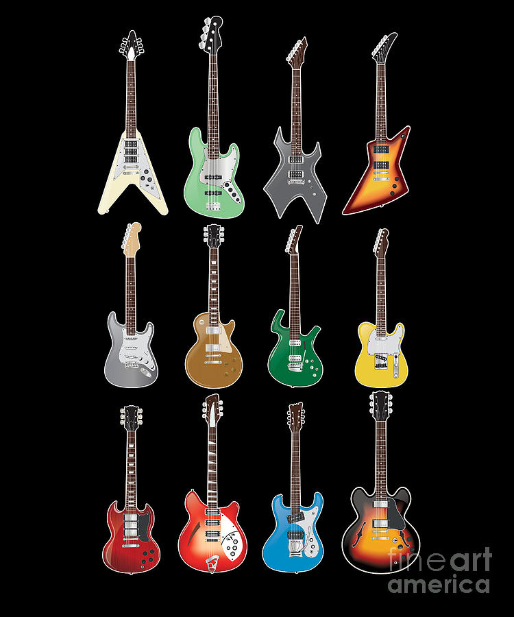 The electric guitar collection - アート