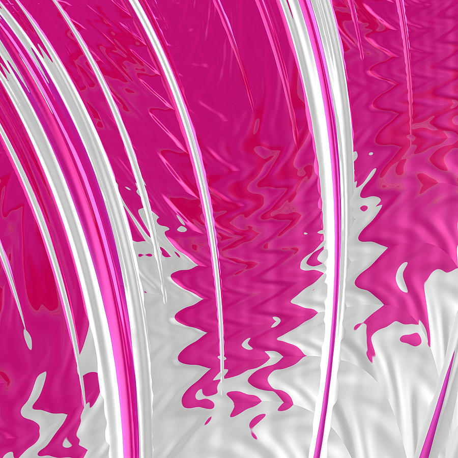 Electric Pink Digital Art by Bonnie Bruno