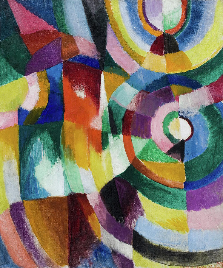 Electric Prisms by Sonia Delaunay 1913 Painting by Orca Art Gallery ...