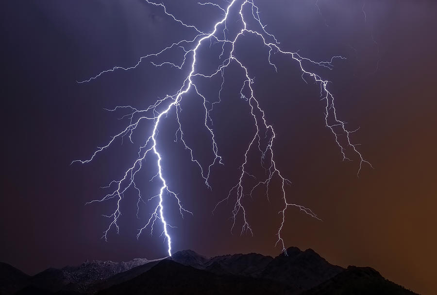 Electric Sky Photograph by Carl Amoth