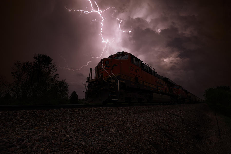 Electric Train Photograph by Aaron J Groen
