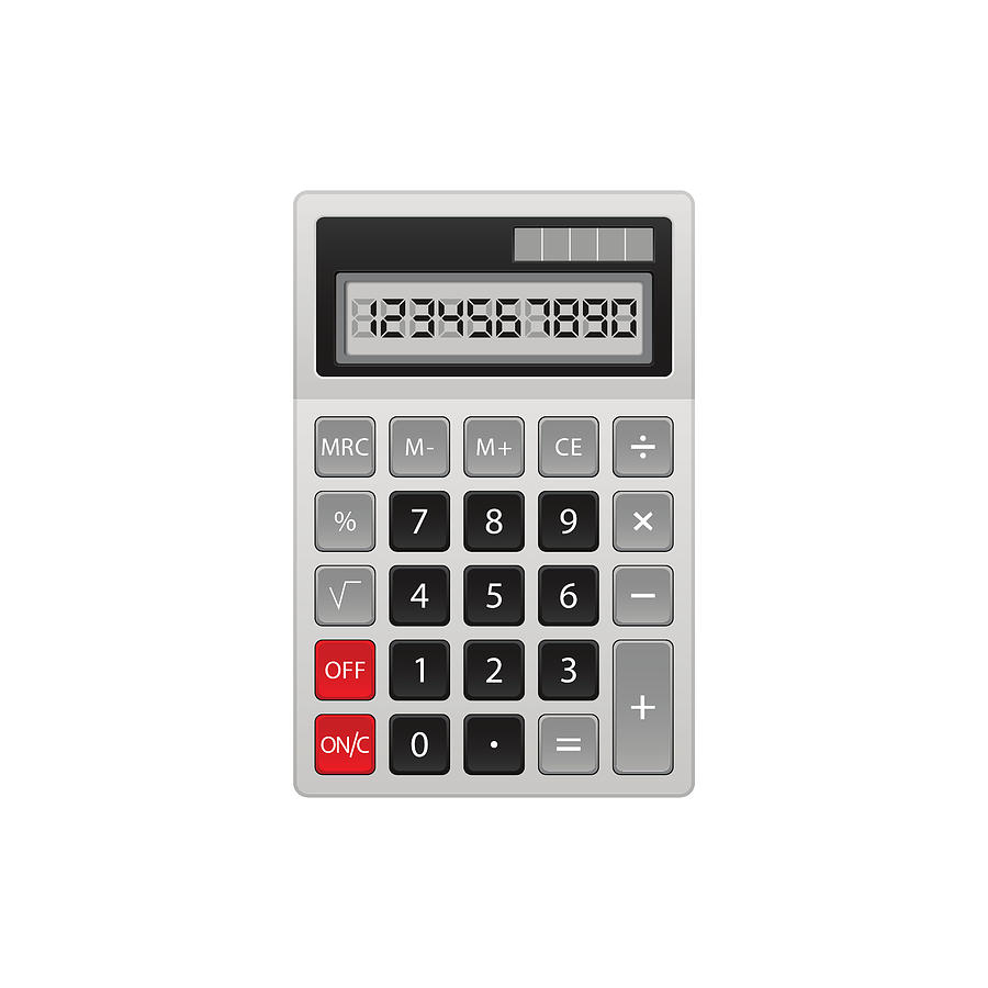 Electronic Calculator Patent Blueprint Digital Art By Amir Daud - Fine 