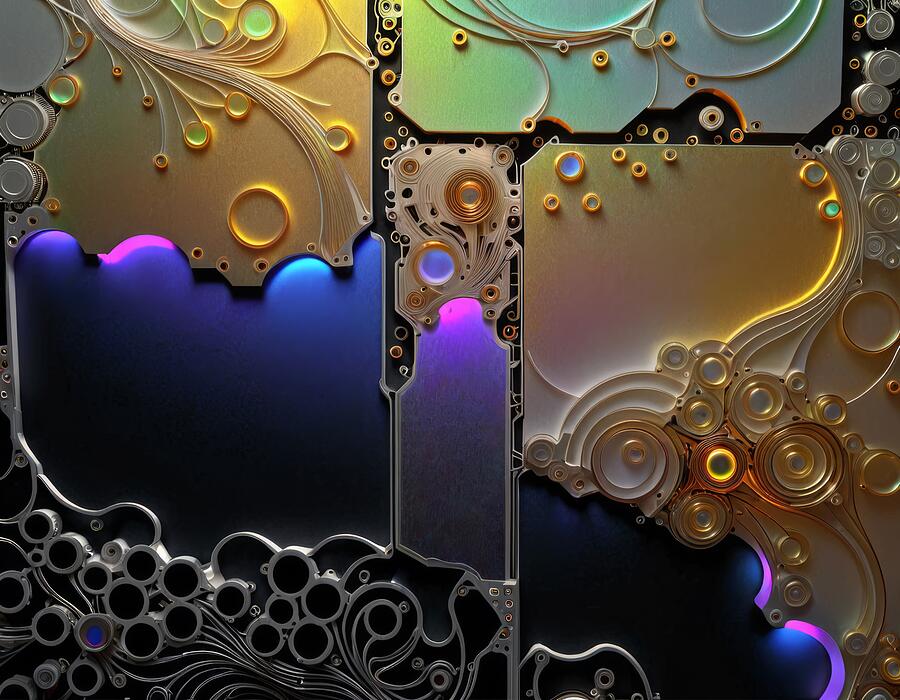 Electronic Eclectic Digital Art by Eris And AI Electronic Eclectic Digital Art by Eris And AI