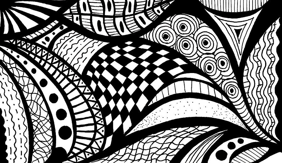 Fancy Zentangle Mixed Media by The Empress Gallery of Contemporary Arts ...