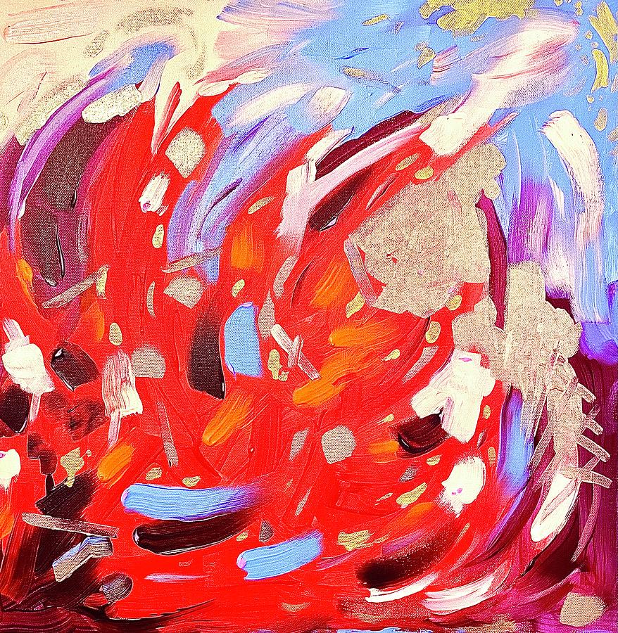 Elegant Chaos Painting by Rebecca Langlais | Fine Art America
