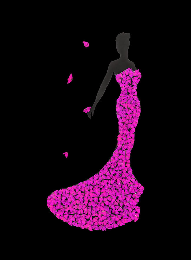 Elegant in Pink Digital Art by Scott Fulton
