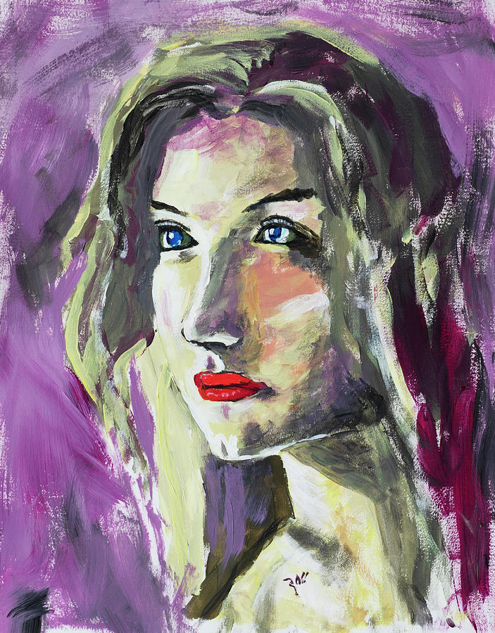 Elegant Lady Painting by Mark Ross