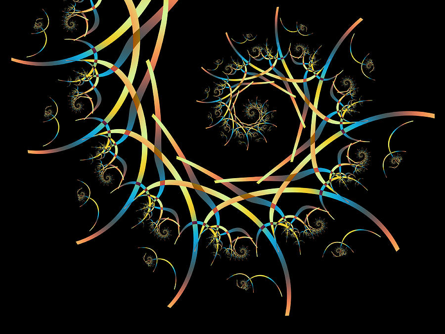 Elegant Spiral Digital Art by Blair Gibb