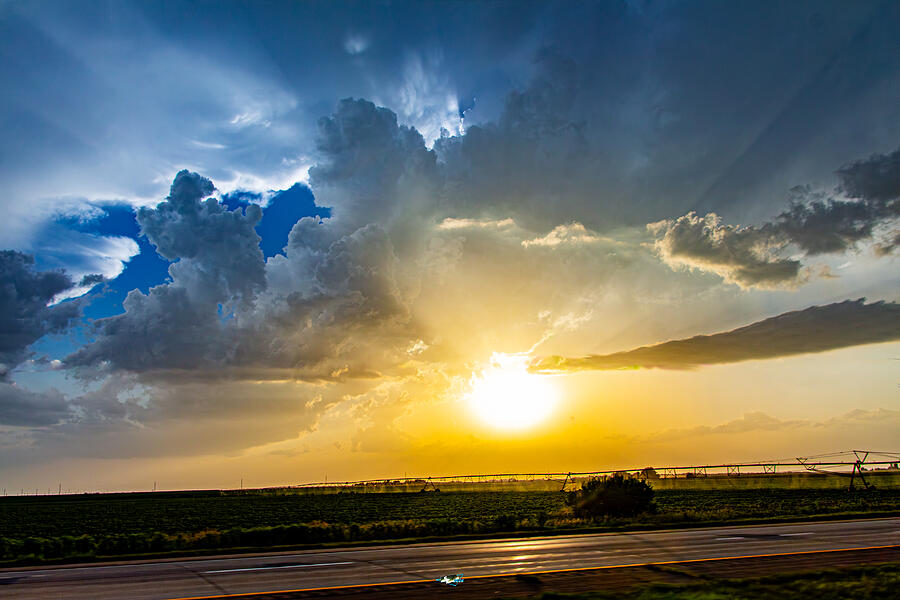 Elements of Light and Storm 008 Photograph by NebraskaSC