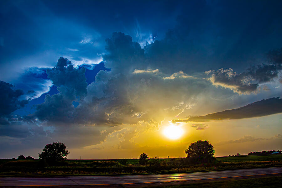 Elements of Light and Storm 009 Photograph by NebraskaSC