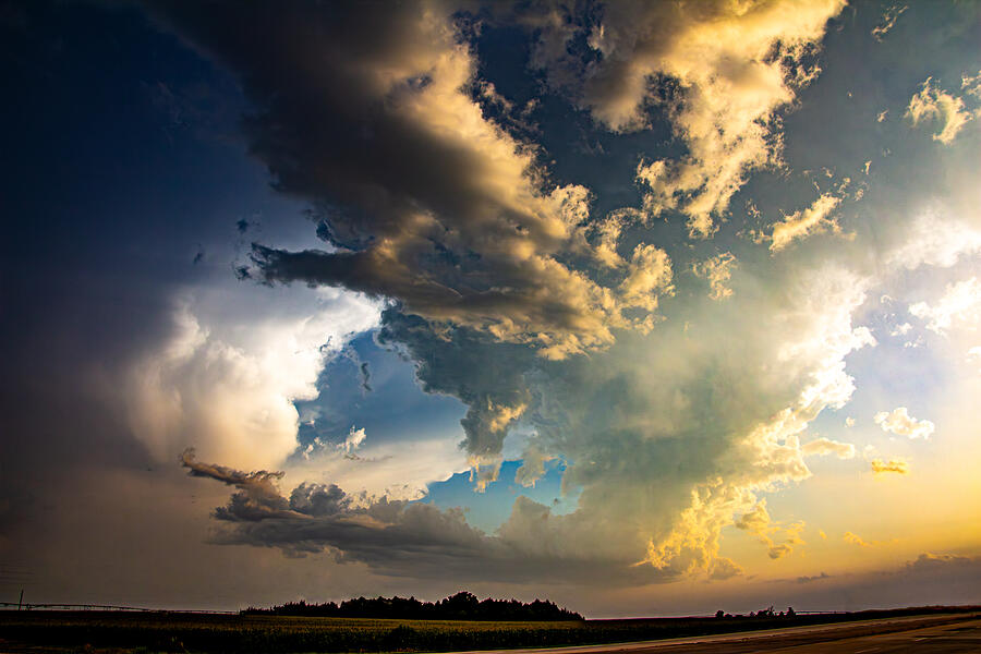 Elements of Light and Storm 010 Photograph by NebraskaSC
