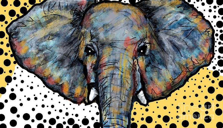 Elephant 1 Digital Art by Bradley Boug