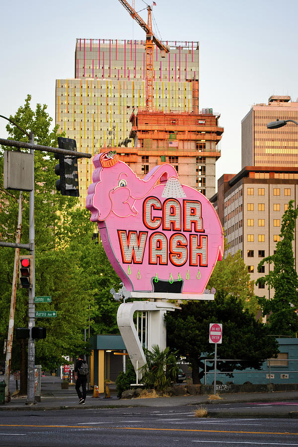 Elephant Car Wash Photograph by Tara Krauss