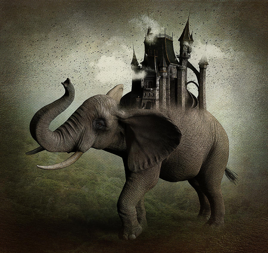 Elephant Castle Digital Art by Alisa Williams