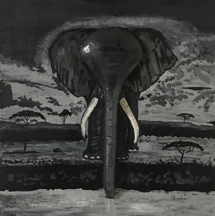 Elephant Glory Painting by Charles Young