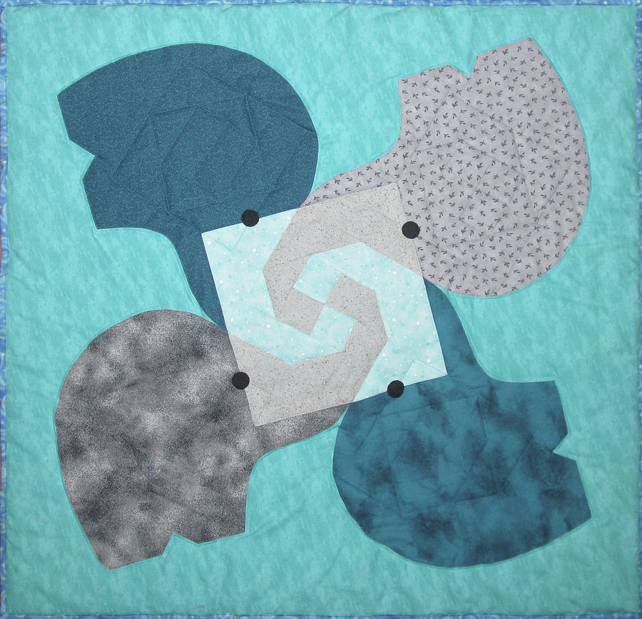 Elephant Hug Tapestry - Textile by Pam Geisel