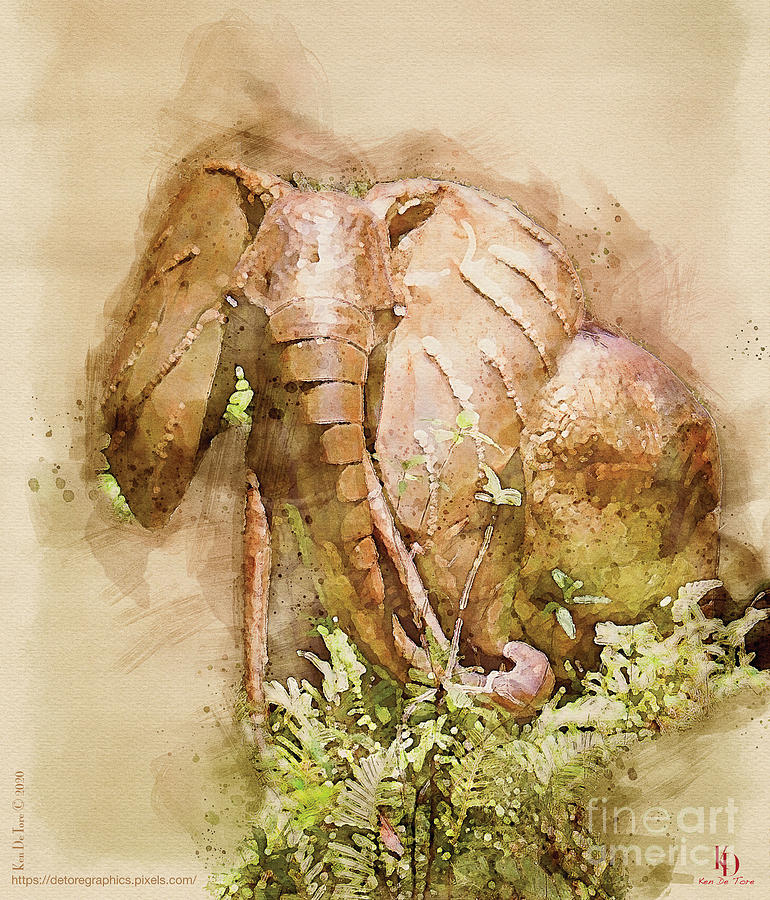 Elephant Digital Art by Kenneth De Tore