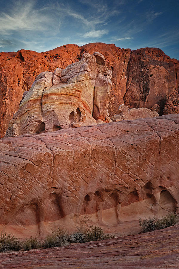 Elephant Rock Valley Of Fire  Photograph by Susan Candelario