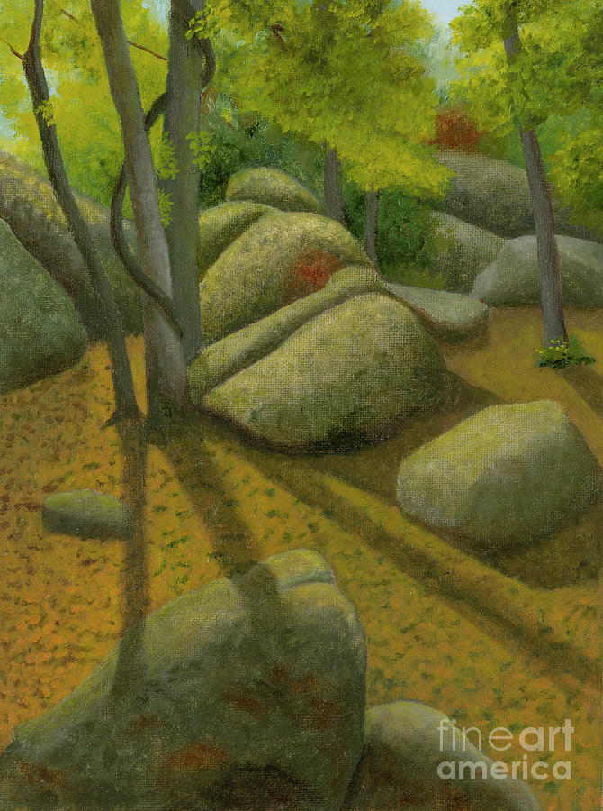 elephant Rocks Spring Painting by Garry McMichael