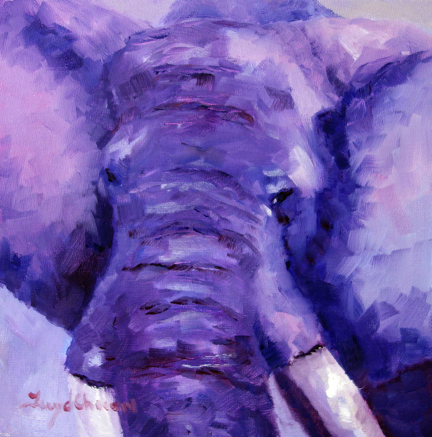 Elephant Painting by Terry Chacon - Fine Art America