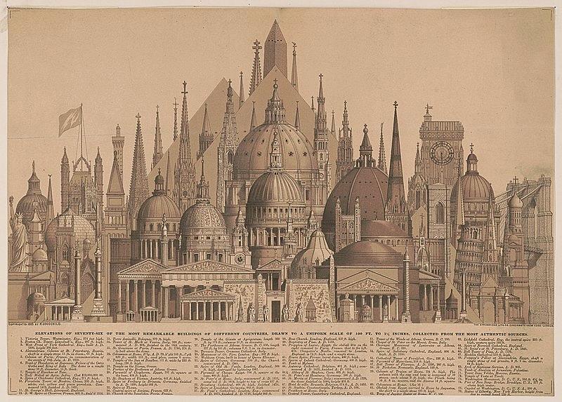 Elevations of seventy-six of the most remarkable buildings Photograph ...