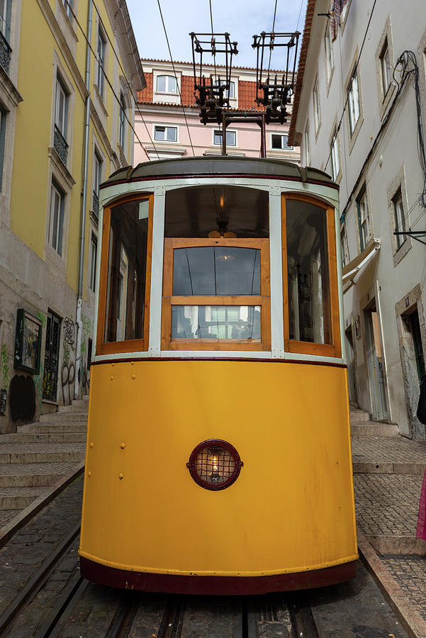 Elevator da Bica in Lisbon Portugal Photograph by Mikhail Kokhanchikov